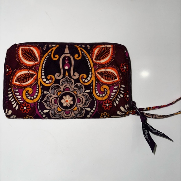 Vera Bradley Handbags - 💜 Vera Bradley "Safari Sunset" Zip-Around Wallet / Clutch 🧡